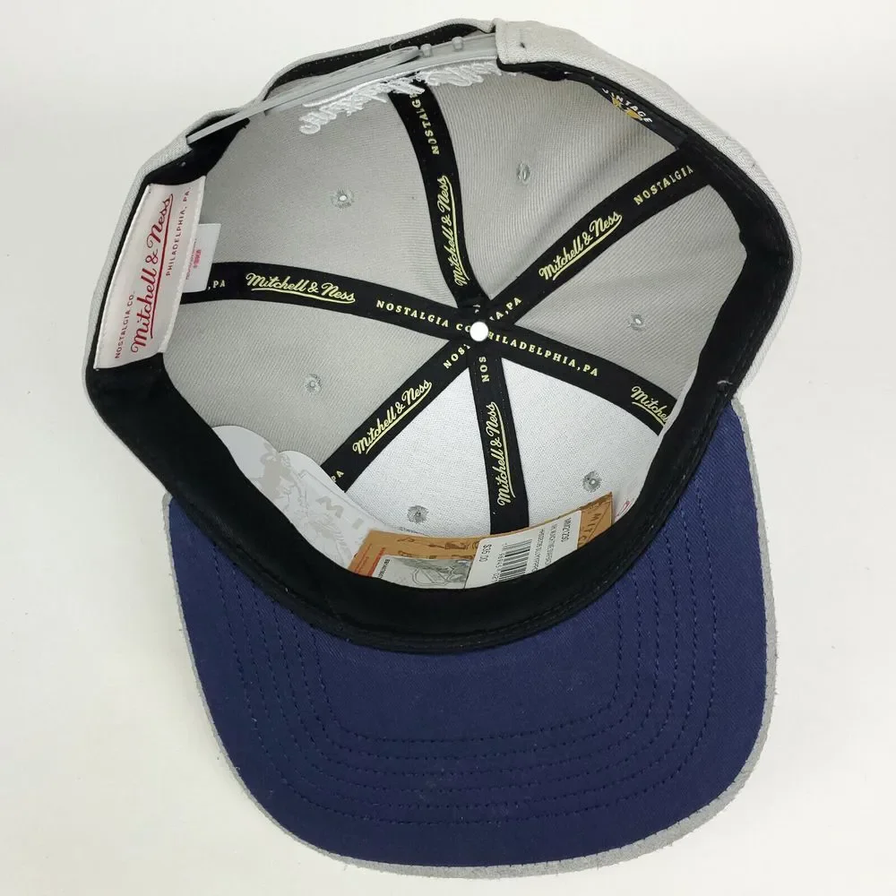 St. Louis Blues Mitchell & Ness‎ NHL Snapback Hat Cap 3D Logo Cut & Sew Bill NWT